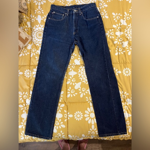 Polo Ralph Lauren Dark Blue Women’s Straight Jeans 10/31 - Picture 1 of 4
